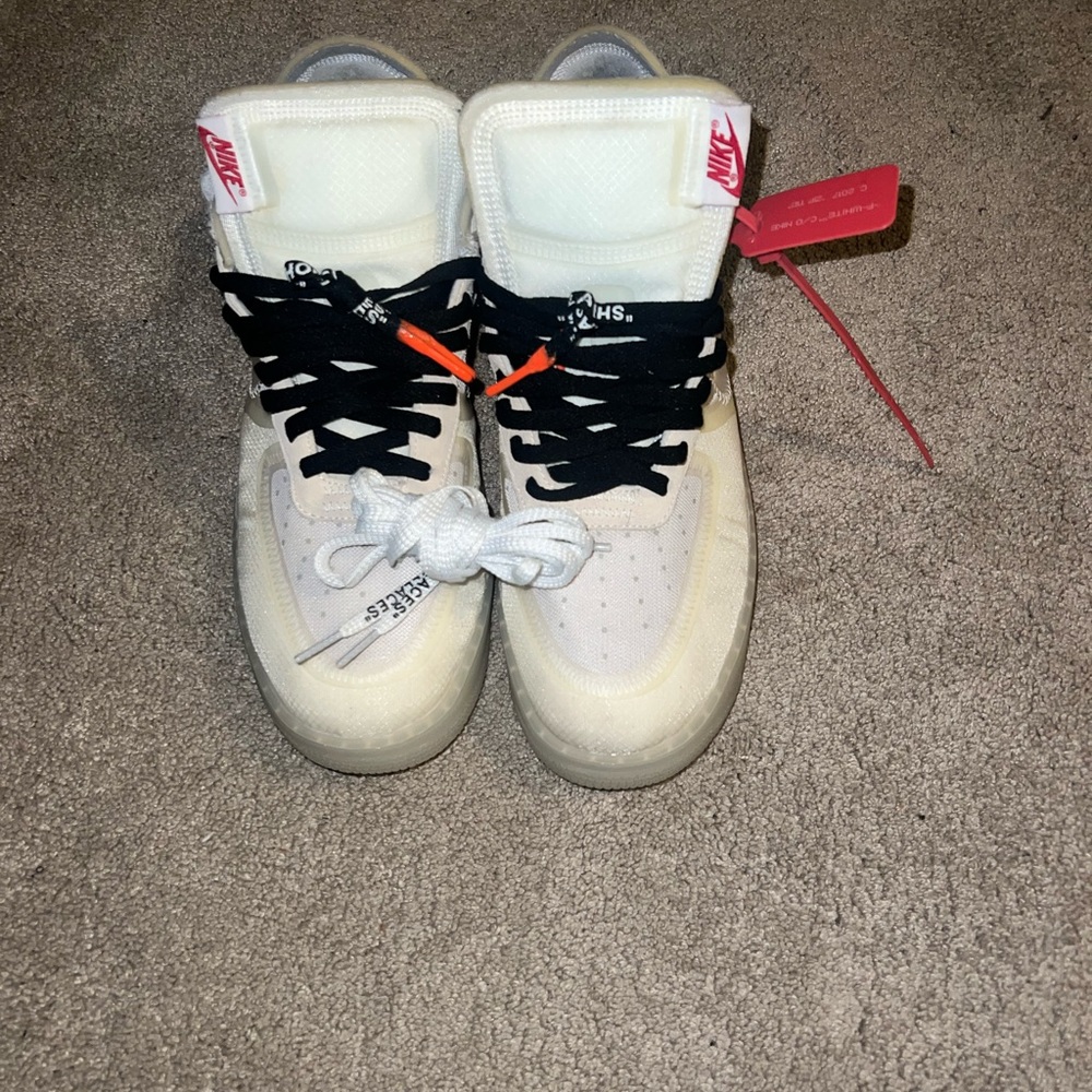 Off-white air force 1s